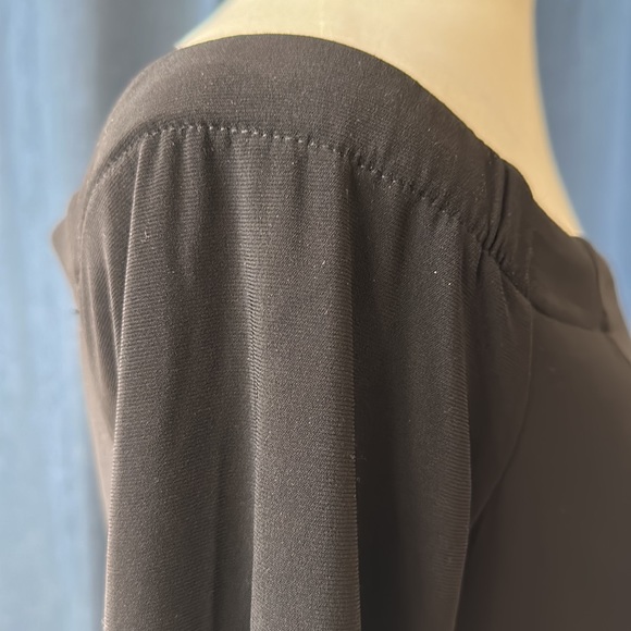 ⭐️SALE⭐️ Joseph Ribkoff Black Off Shoulder Bell Sleeve Dress EUC - Picture 8 of 15